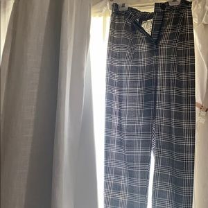 High waisted pattern pants